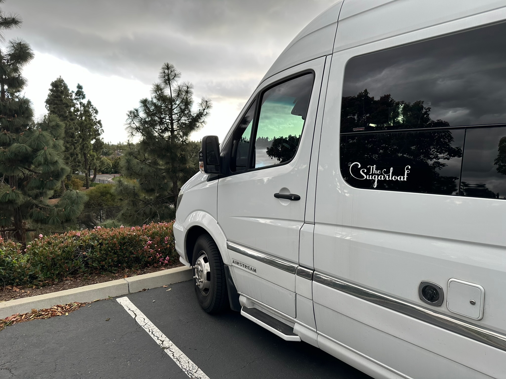 The Sugarloaf showing Airstream branding